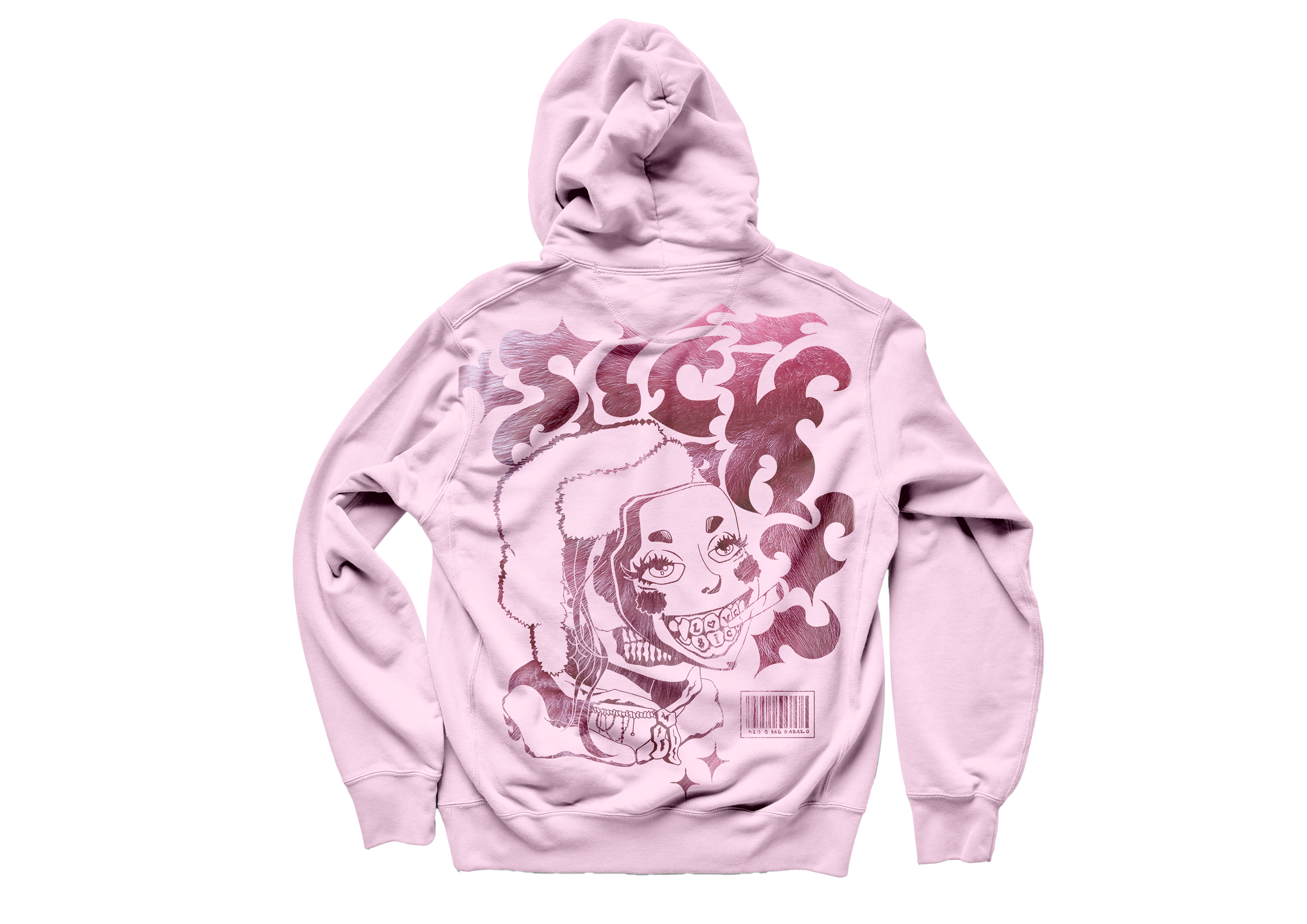 Illustrated figure of a person crouching on outdoor stairs. They are dressed in an oversized dark jacket, blue jeans, and a hooded hat. The real-life stair photo blends with the comic-style drawn character in the foreground.